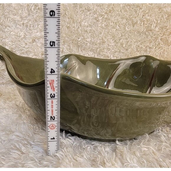 Vintage Home Trends "Tahitian Leaf" XL Serving Bowl - Picture 5 of 16